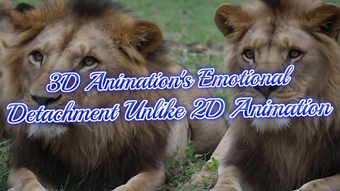 3D Animation's Emotional Detachment Unlike 2D Animation