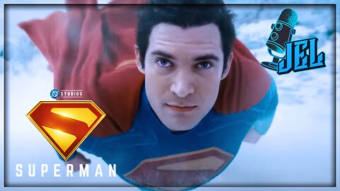First Look at David Corenswet's Superman FLYING | DC | JEL