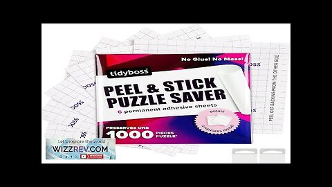 Jigsaw Puzzle Glue Sheets – Thick No Mess Puzzle Saver Sheets Preserve Review