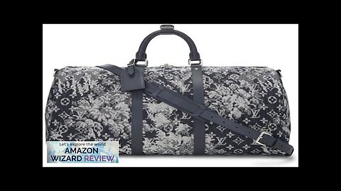 Louis Vuitton Pre-Loved Blue Monogram Tapestry Denim Keepall Bandouliere 50 BlueCreated by Review