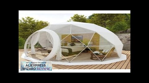 2022 Promotional Outdoor Waterproof Customized Printing Pop Up 3m dome glamping tent Review