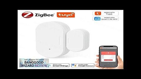 Tuya Smart Zigbe Door Window Magnetic Sensor Open/Closed Detector Home Alarm Security Review