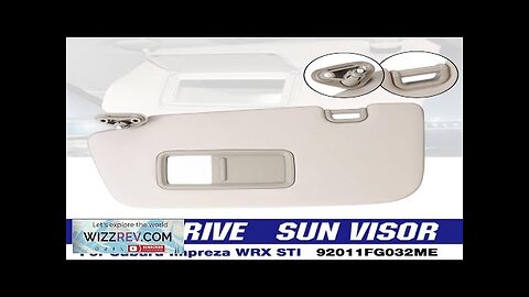 Car Left Driver Side Wired Sun Visor Auto Shield Visors Windscreen Review