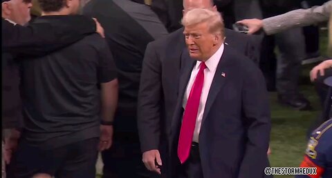 President Trump is the first sitting President to attend a Super Bowl game. (See Description Box)