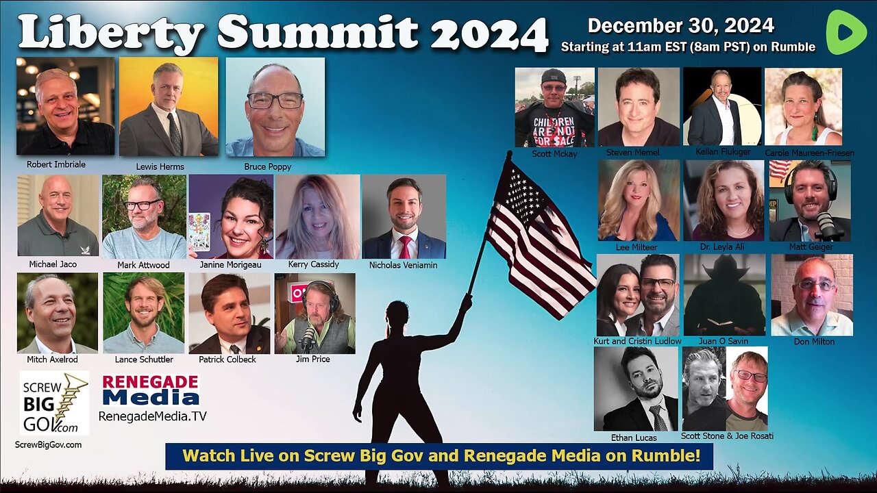 Special Announcement! Liberty Summit is Coming December 30th! Follow This Channel!