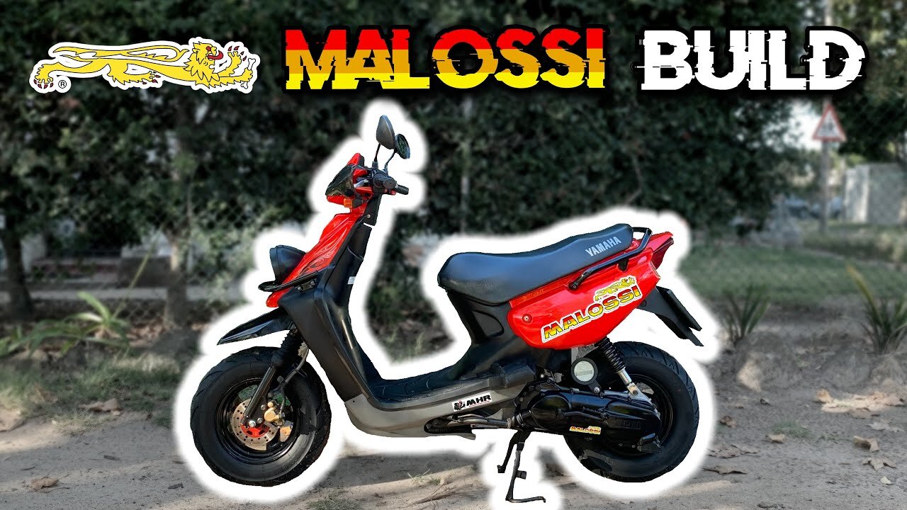 Moding a Yamaha BWS with MALOSSI parts STAGE 1 Upgrade!