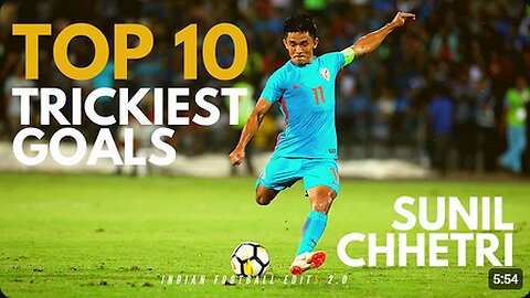 Sunil Chhetri - Top 10 Goals - Trickiest Goals - HD compilation - Indian Football