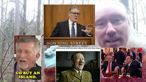 Rent seeking. Starmer. Meme-power. Israel island. Be polite to losers. A dog treat trick!