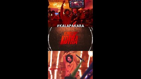 #KOK The peppy dance number #Kalapakara 💃🕺 First song from #kingofkotha #dulquersalmaan #dulquer