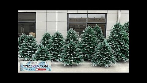 Artificial Christmas Tree PE Material Snowless Flocking Home Christmas Atmosphere Decoration Review