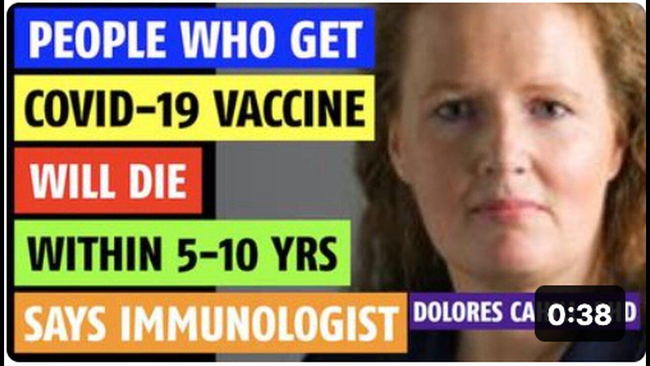 People who get the vaccine will die within 5-10 years says immunologist