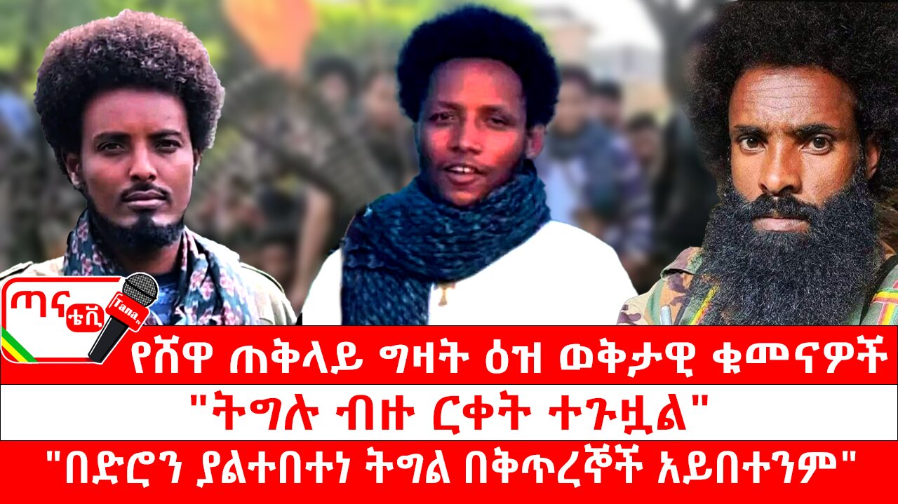 ጣና ግንባር፦ የዐርበኞች መስመር… የሸዋ ጠቅላይ ግዛት ዕዝ ወቅታዊ ቁመናዎች"፤ትግሉ ብዙ ርቀት ተጉዟል"