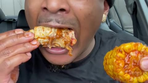 Food vlogs in car