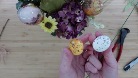 DIY-Vintage Easter bunny home decore