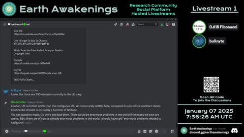 Earth Awakenings - Livestream 1 - #2104