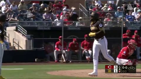 MLB - Fernando Tatis Jr. nearly drives this ball into the camera 🤯