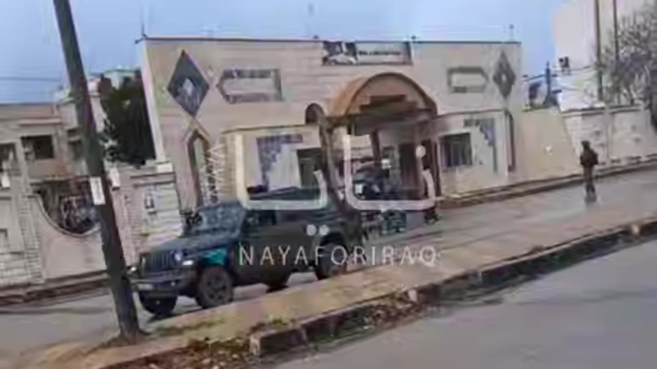 Israeli forces raiding the city of Quneitra in southern Syria