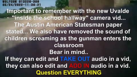 1yr ago May 24 2022 Uvalde School Shooting Hundreds Of Round LIE BUSTED Bodycam Vids, Times OFF & NO