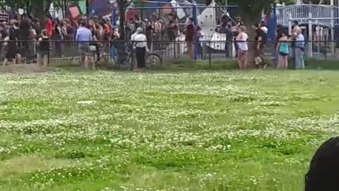 Boston Protest in Park 2020