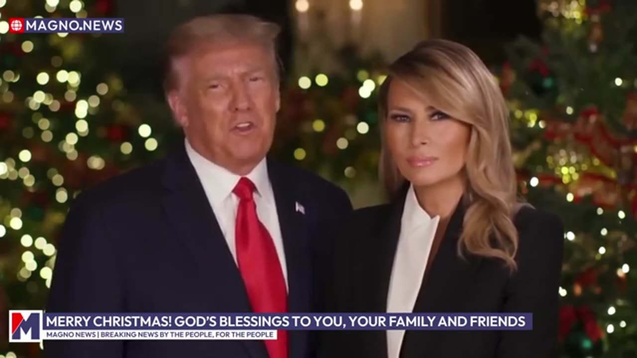 Donald Trump brings Holy Christmas back_MAGNO NEWS wishes you Merry Christmas and Happy New Year