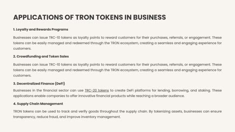 How TRON Tokens Can Revolutionize Operations