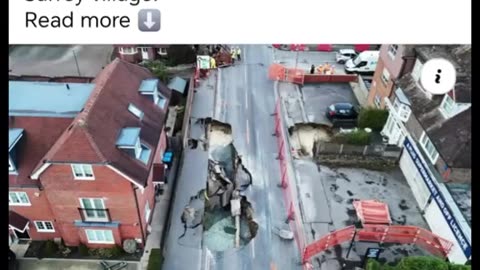Godstone Sinkholes: Major Incident Declared After Second Pit Opens Up On Street