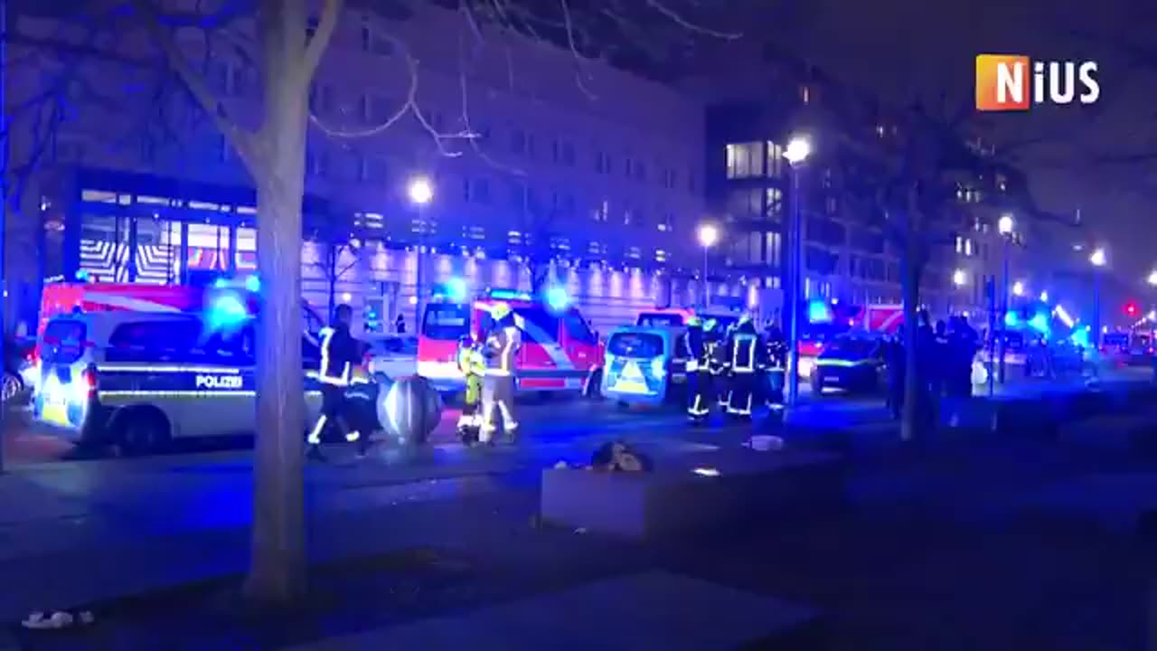 Berlin, Germany, also opposes illegal immigrants to the knife attack.