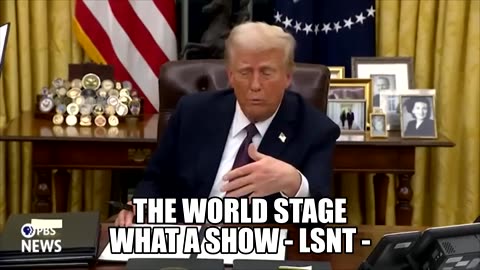 Only In AMERICA - Trump Signs Executive Order Whilst World Watches?