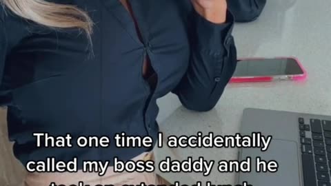 I called my boss....