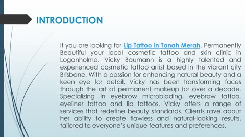 If you are looking for Lip Tattoo in Tanah Merah