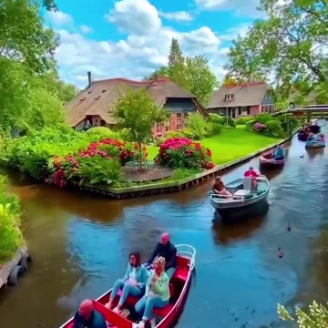 Shall we take a trip to see the most beautiful village in the world? 🥹🤗