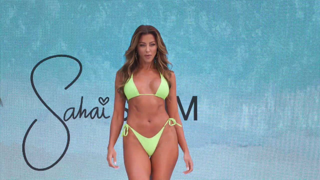 UNBELIEVABLE SwimWear Bikini Models Walking for Sahai Swim In 4k _ New York Swim Week 2024