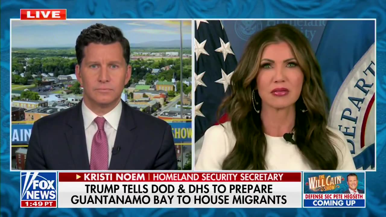 Sec Noem: "Guantanamo Bay is already being utilized in this manner."