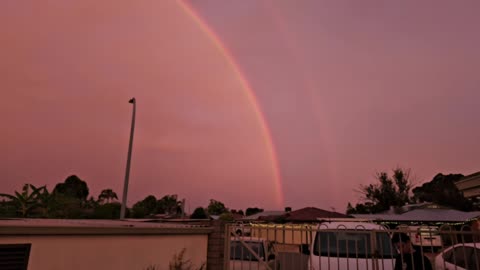 Interesting Rainbow Over Western Australia