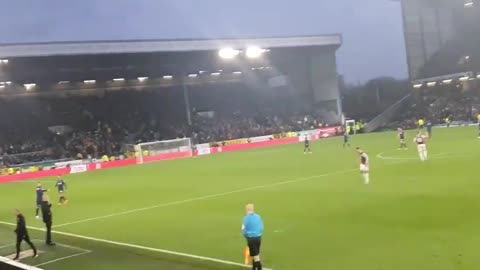 Burnley FC vs West Ham United (own goal goalkeeper Roberto Jimenez Gago)