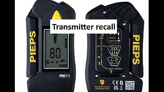 Avalanche transceiver recalled may not transmit