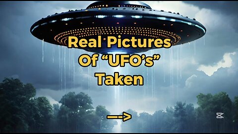 Real Pictures of “UFO’s” taken.