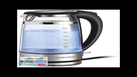 Hamilton Beach Double Wall 1.7L Electric Kettle Water Boiler & Heater Built-In Review