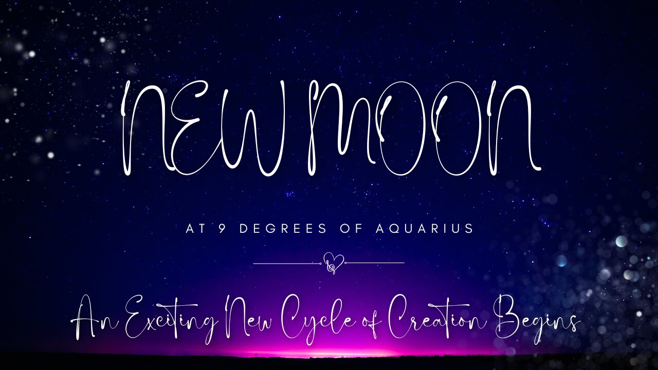 New Moon in Aquarius! Happy New Moon!