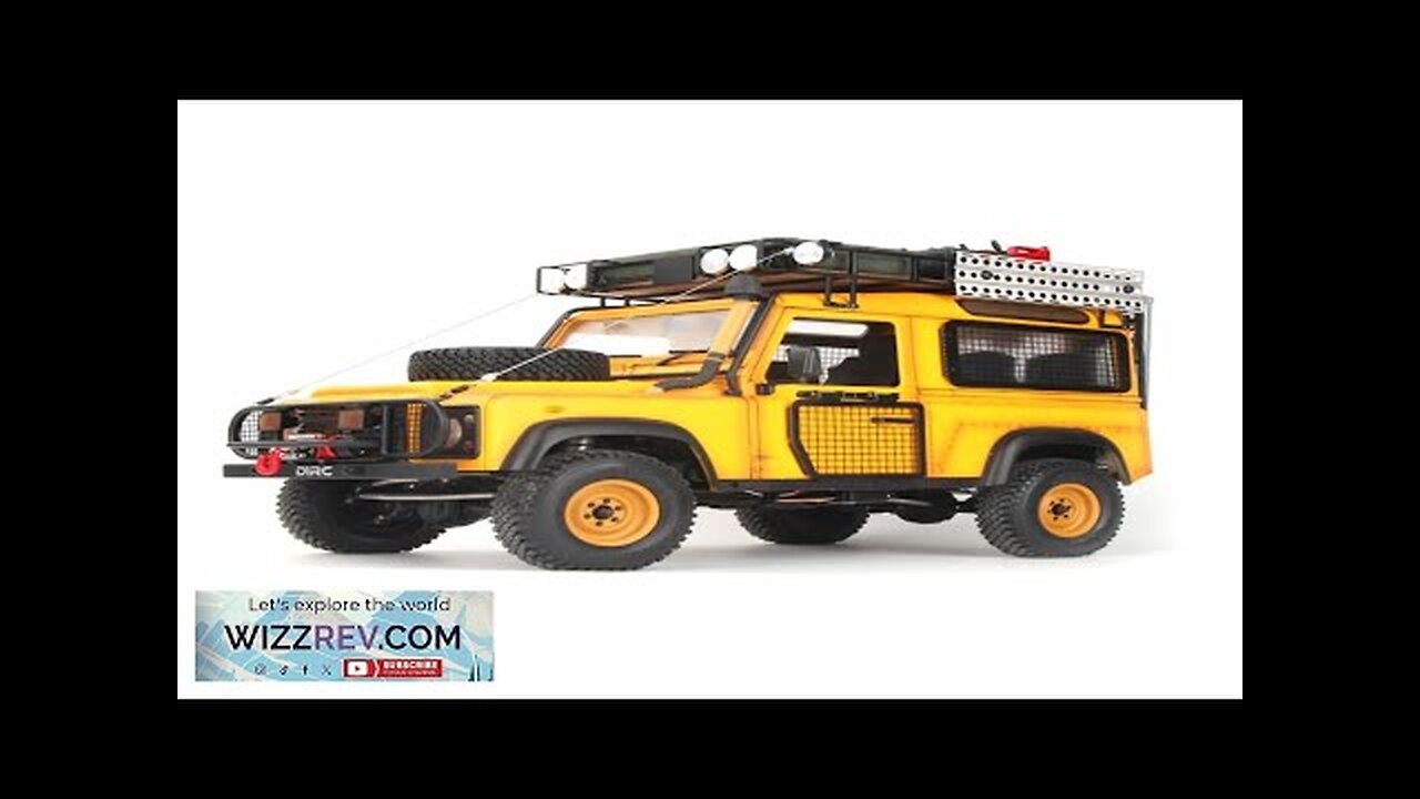 D1RC D90 Camel Trophy 1/10 2.4G 4CH 4WD Off-Road Crawler RC Car Review