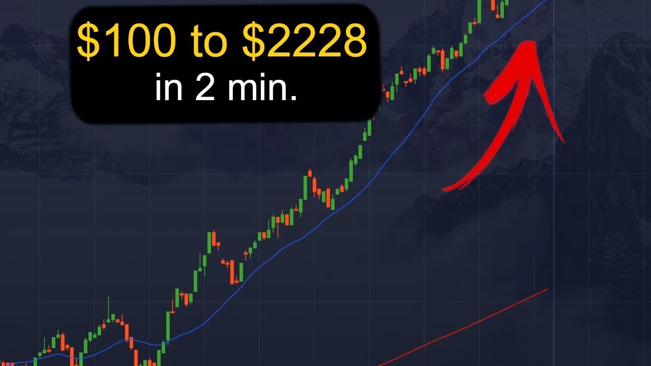 $100 to $2228 in 2 minutes