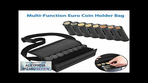 Multi Pockets Coin Storage Bag Waist Bag 8 Slots Coin Holder Dispenser Review