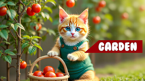 Kathy the Gardening Cat 🌿🐱 | A Wholesome Animated Story of Hard Work & Nature!