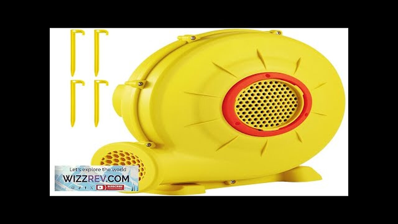 VEVOR Air Blower 450W 0.6HP Inflatable Blower Portable and Powerful Bounce House Review