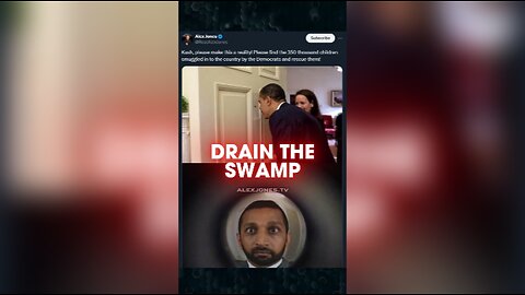 Kash Patel & Trump Have To Stop The Deep State - Alex Jones on X
