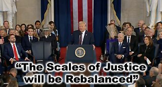 Pres. Donald Trump: “The Scales of Justice will be Rebalanced”