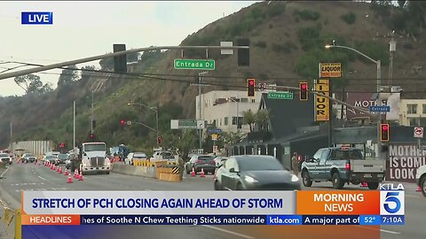 Pacific Coast Highway to close again just 1 day after reopening