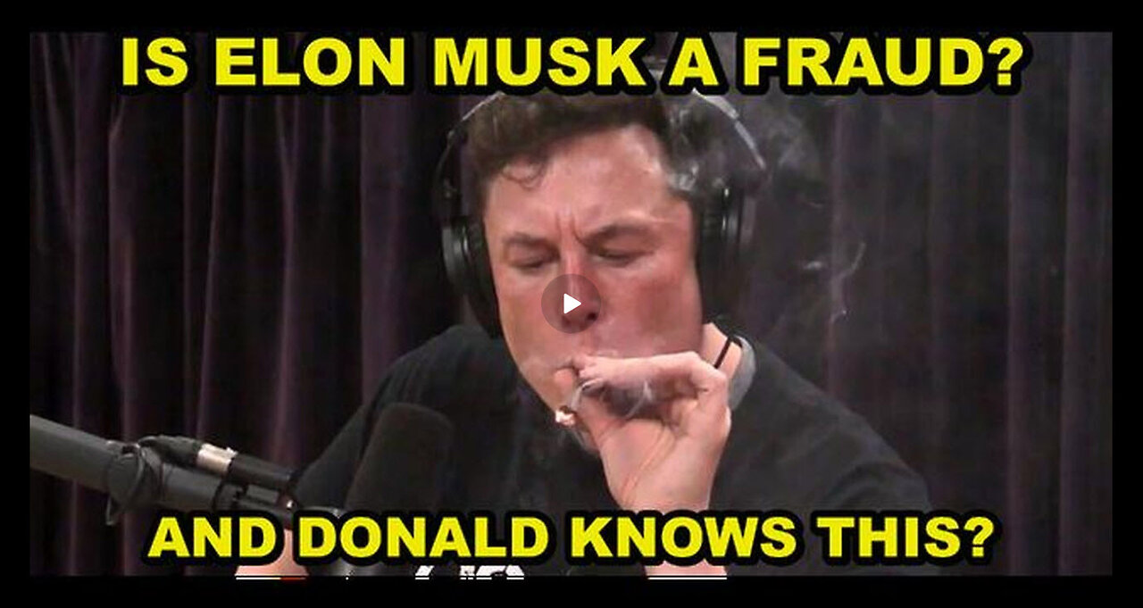 Elon Musk Exposed as a Liar and Scammer? Does Trump Know This or Is He Surrounded by Scumbags Again?