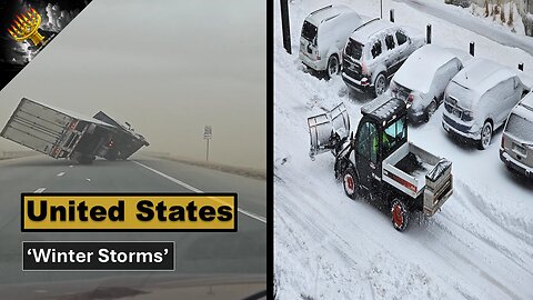 Massive Winter Storms Prompt Warnings Across Midwest (subtitles)