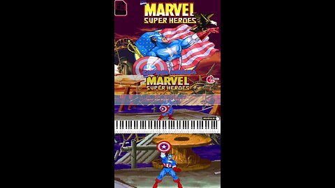 Marvel Super Heroes 🇺🇸 Captain America 🎹MIDI🎹